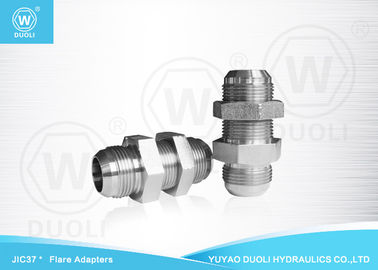 Carbon Steel JIC 37 Flare Fittings Hydraulic Bulkhead Fittings Connector