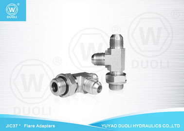 Tee Pria 37 Gelar JIC Flare Hydraulic Hose Quick Connect Fittings Adapter