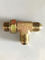 JIS Gas Male Hydraulic Tee Fittings 60 &amp;quot;Kerucut, BSPT Male Adapters Pipe Fittings