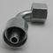 Female ORFS Swivel 45 Elbow Hydraulic Fitting Bahan Stainless Steel Tempa 15943-8-6