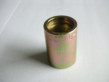 Steel Yellow SAE Hydraulic Fittings Ferrule Untuk Selang FERRULE, Lengan Selang Hidrolik
