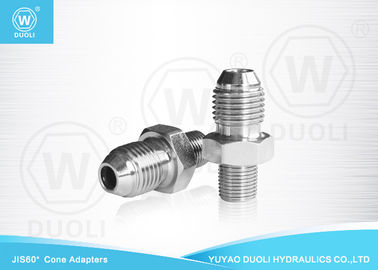 Adaptor Pipa Hidrolik Lurus Dengan JIS Male Dan BSPT Male Thread OEM Service